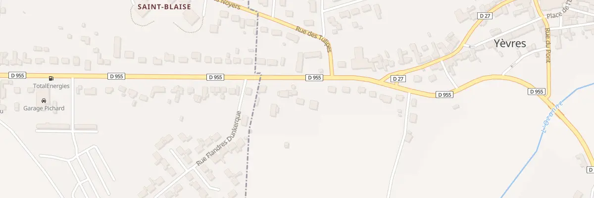 Plan du 2B Rue Emile Delavallée à Yèvres