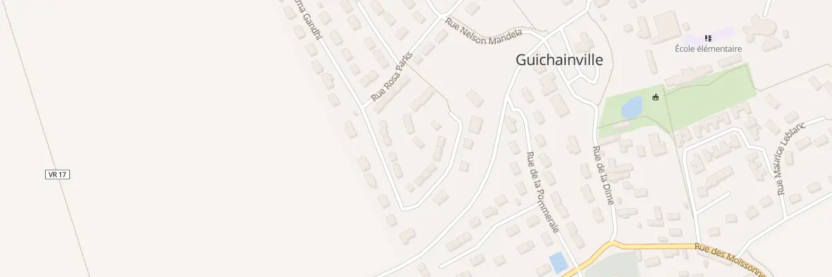 Plan du 39 Rue Mahatma Gandhi à Guichainville