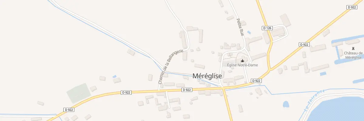 Plan du 1 Che de la Bellangerie à Méréglise