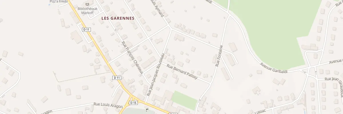 Plan du 14 Rue Bernard Palissy à Nexon