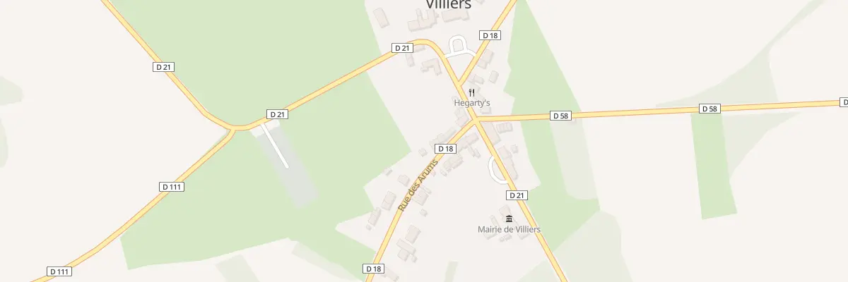 Plan du 6 Rue des Arums à Villiers
