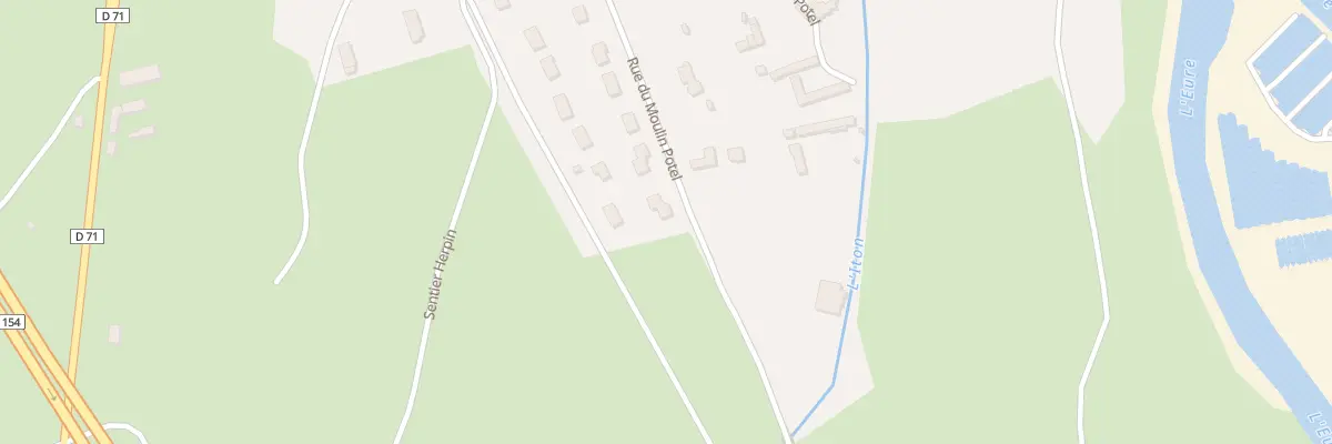 Plan du 132 Rue du Moulin Potel à Acquigny