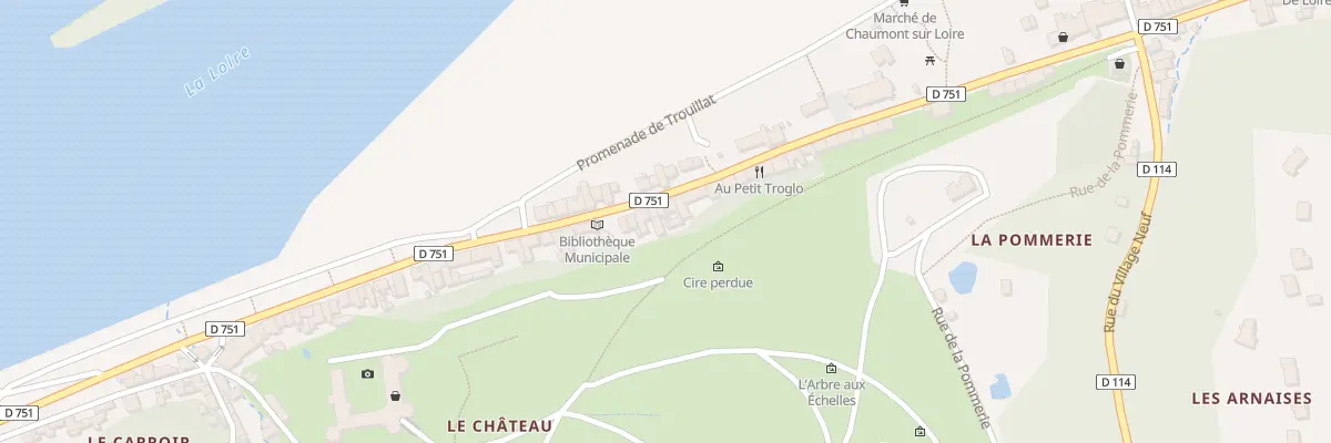 Plan du 51 Rue du Mal de Lattre Tassigny à Chaumont-sur-Loire