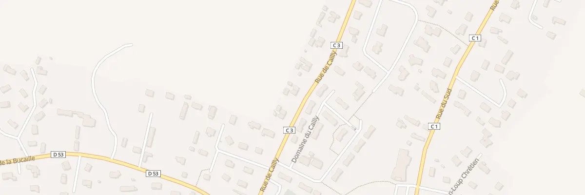 Plan du 1801 Rue de Cailly à Quincampoix