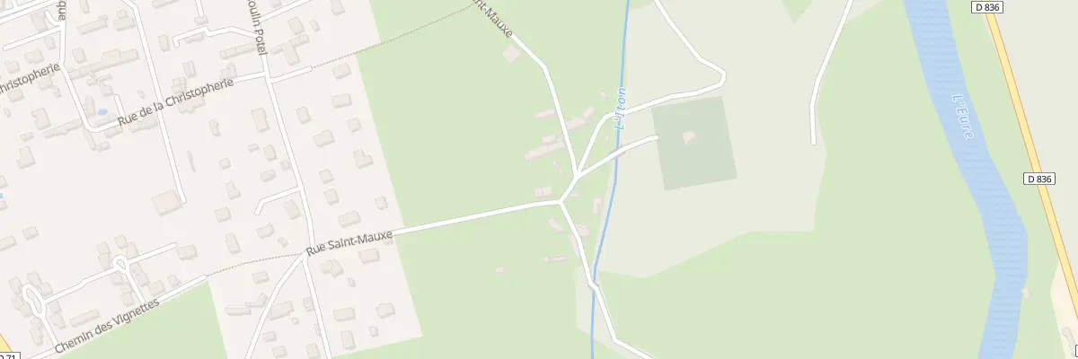 Plan du 10 Rue Saint Mauxe à Acquigny