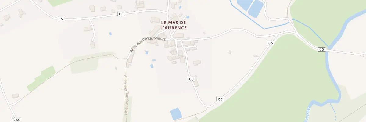 Plan du 109 Rte du Mas de l’Aurence à Isle