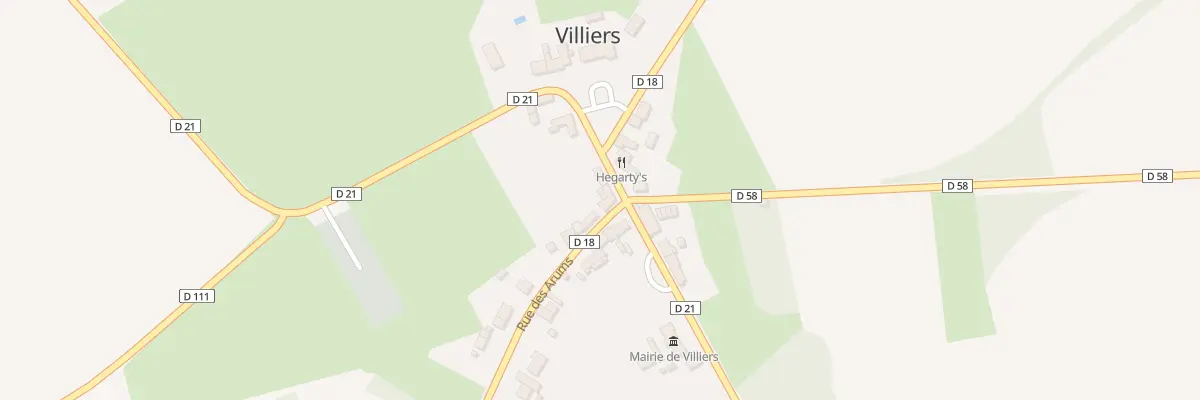 Plan du 2 Rue des Arums à Villiers