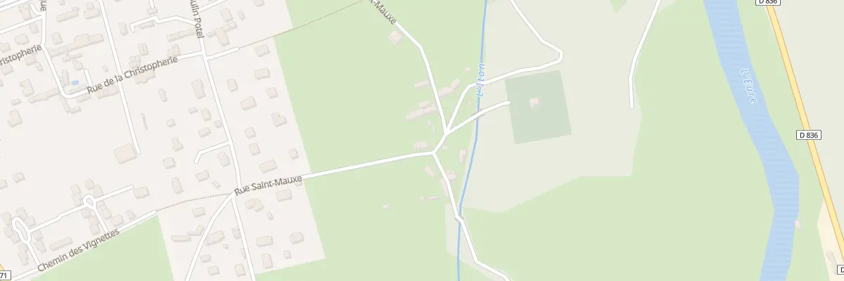 Plan du 10 Rue Saint Mauxe à Acquigny