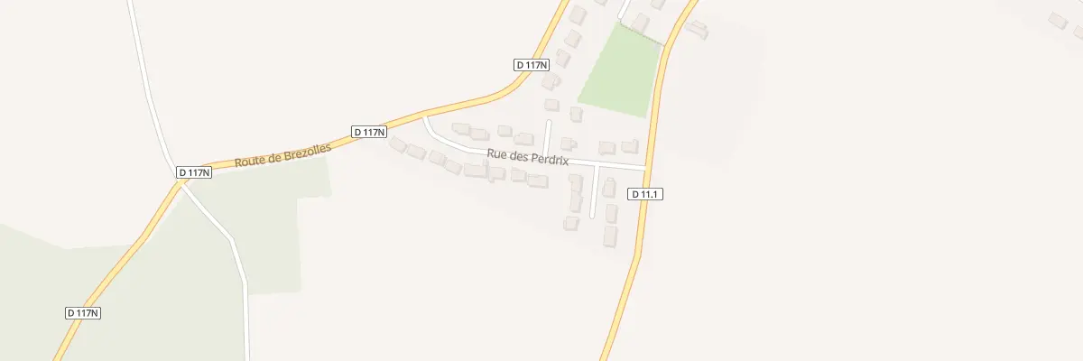 Plan du 13 Rue des Perdrix à Saint-Lubin-des-Joncherets