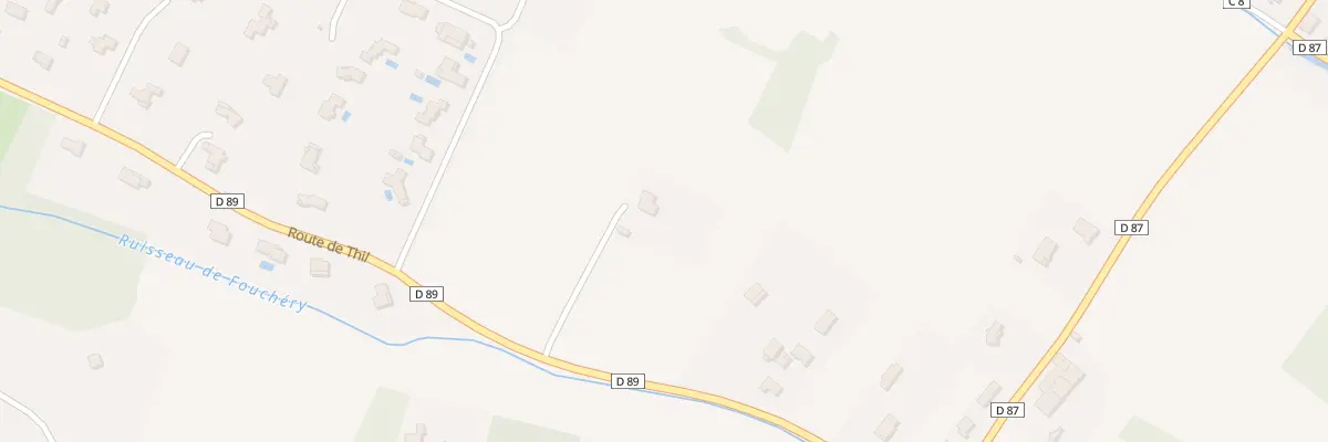 Plan du 324 Rte de Thil à Menville