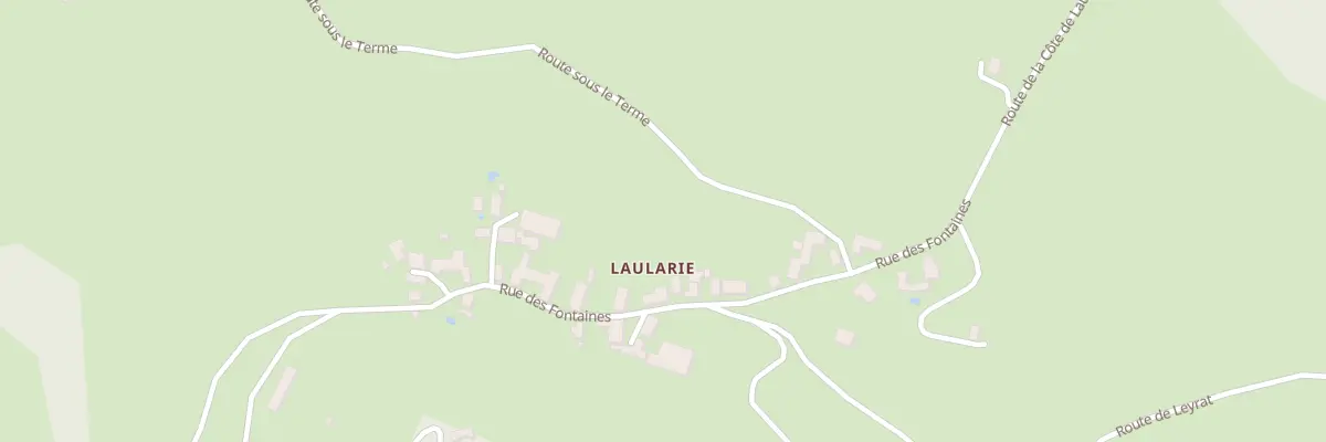 Plan du 14 Rue des Fontaines à La Bachellerie