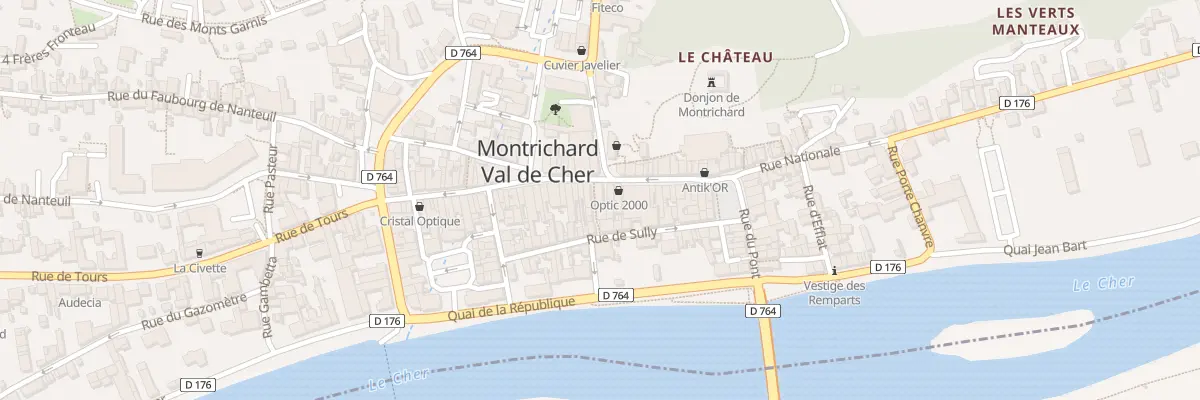 Plan du 56 Rue Nationale à Montrichard Val de Cher