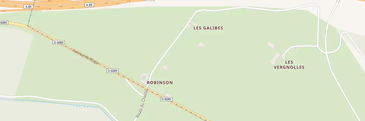Plan du 6 Robinson à Peyrignac