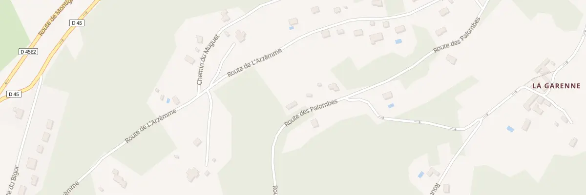 Plan du 87 L’Arzemme Ouest à Aubas
