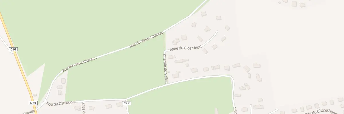 Plan du 74 Che du Vallon à Roncherolles-sur-le-Vivier