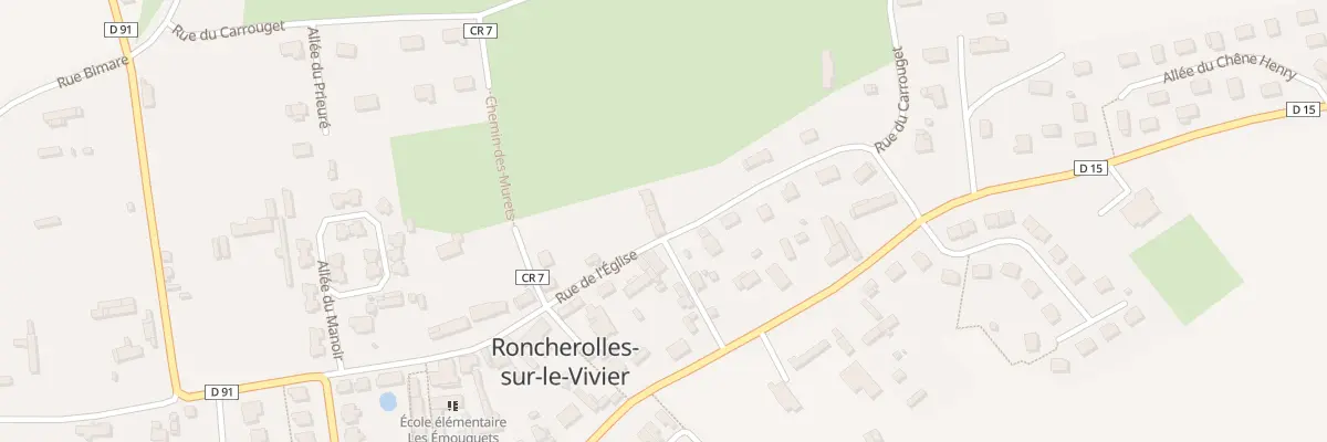 Plan du 185 Rue de l’Eglise à Roncherolles-sur-le-Vivier