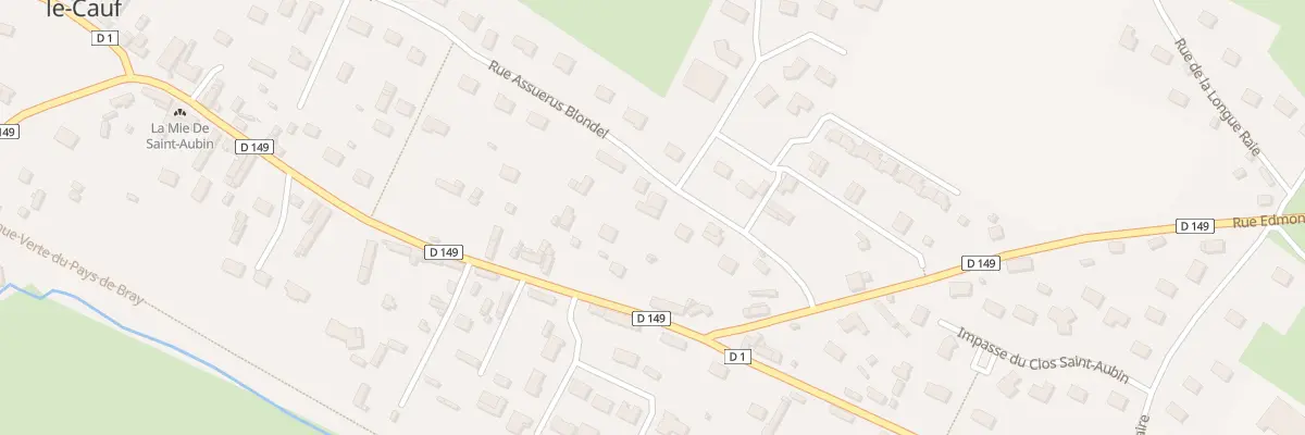 Plan du 500 Rue Assuerus Blondel à Saint-Aubin-le-Cauf