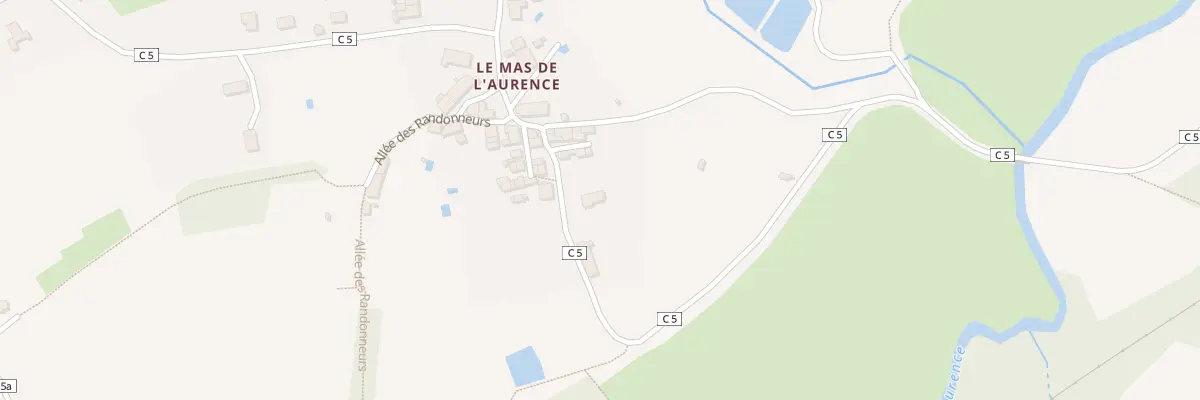 Plan du 114 Rte du Mas de l’Aurence à Isle