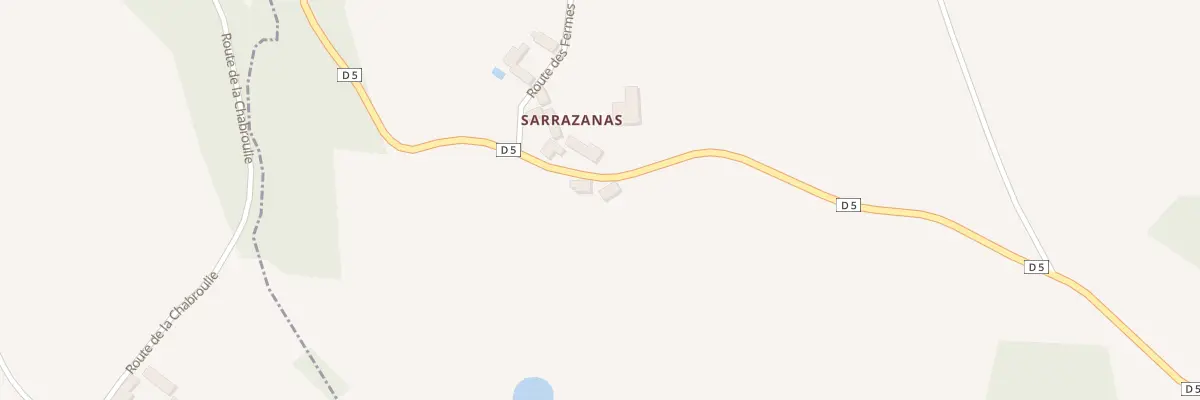 Plan du 269 Sarrazanas à Salagnac