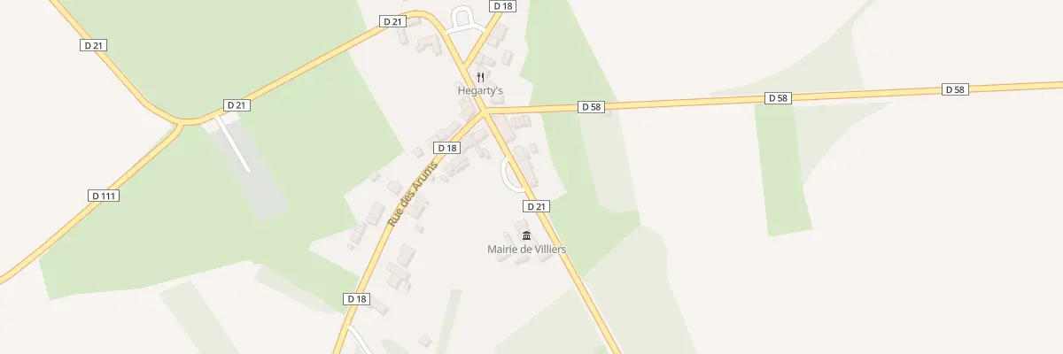 Plan du 7 Rue de la Mairie à Villiers