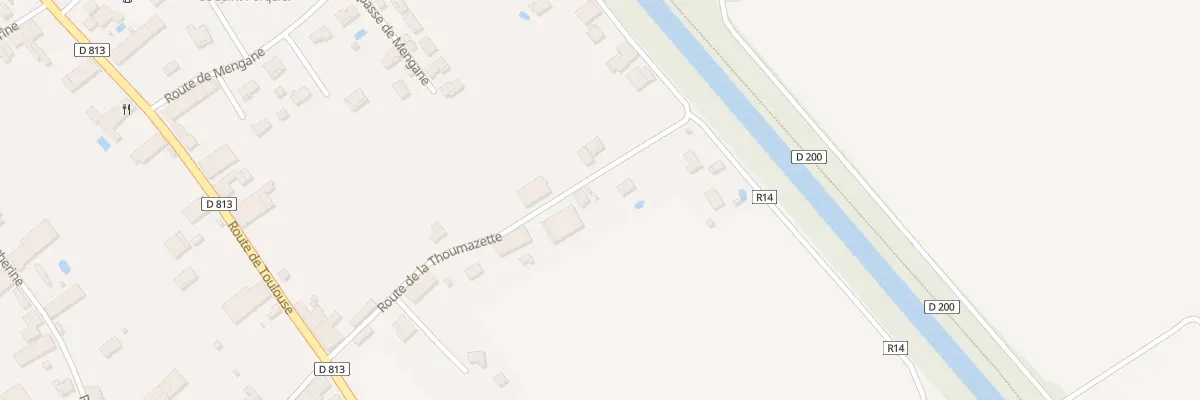 Plan du 6 Rte de la Thoumazette à Saint-Porquier