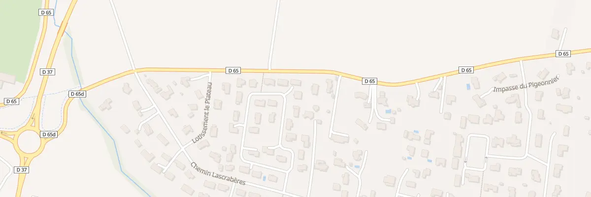 Plan du 14 All du Prat d’Agret à Fontenilles