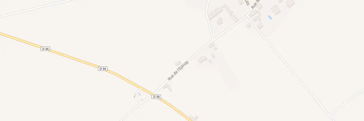 Plan du 3 Rue de l’Epinay à Renay