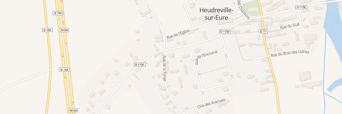 Plan du 15 Rue des Ecoles à Heudreville-sur-Eure