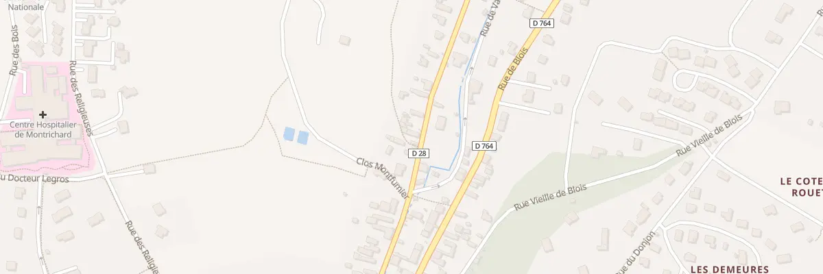 Plan du 45 Rue du Fbg des Roches Neuves à Montrichard Val de Cher