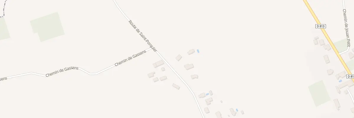 Plan du 406 Rte de Saint Porquier à Escatalens