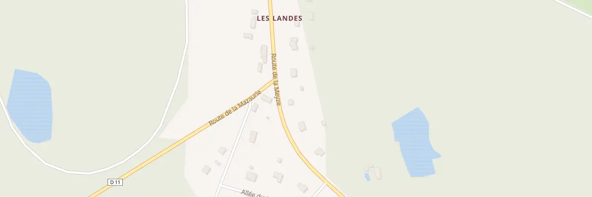 Plan du 59 Rte de La Meyze à Nexon