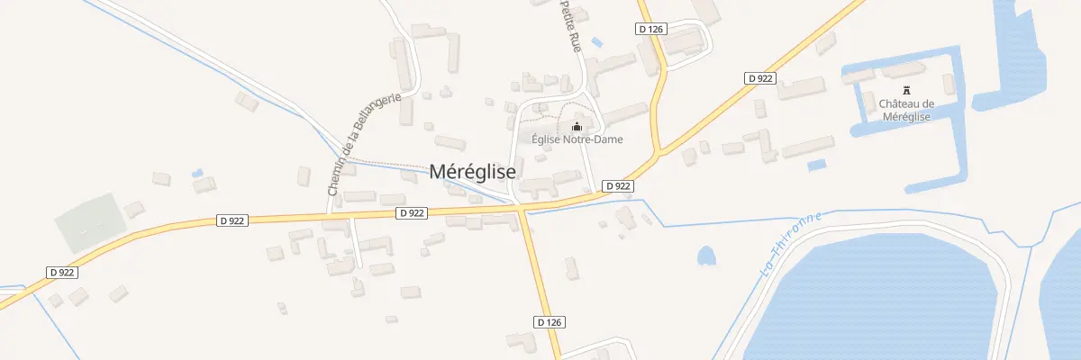 Plan du 3 Rue de la Pierre Levée à Méréglise