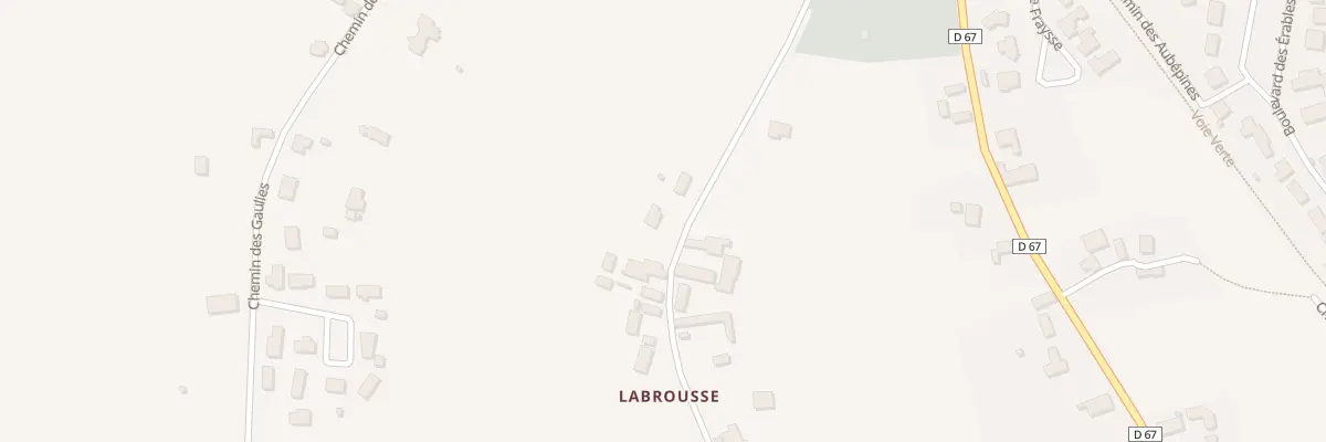Plan du 14 Rte de LABROUSSE à Prayssac