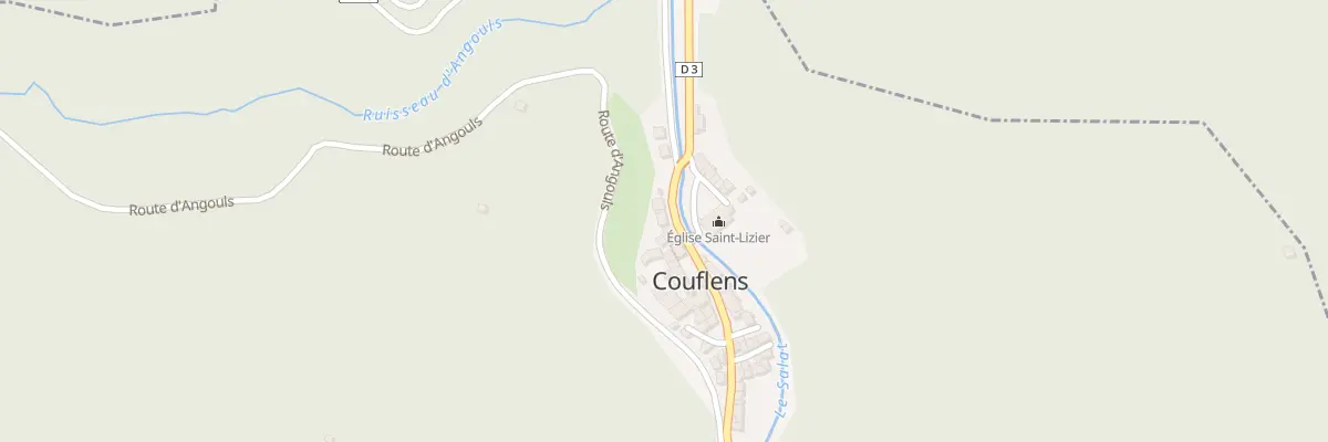 Plan du 46 Rue Principale à Couflens
