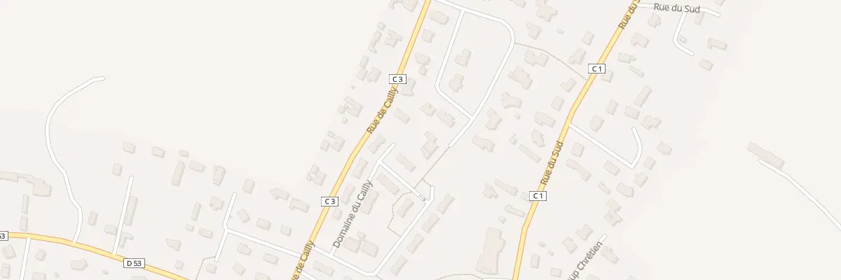 Plan du 1856 Rue de Cailly à Quincampoix
