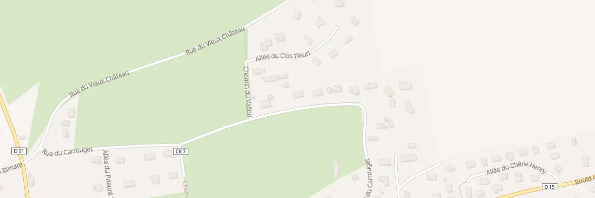 Plan du 433 Rue du Carrouget à Roncherolles-sur-le-Vivier