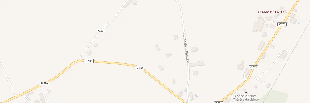 Plan du 35 Champsiaux à La Meyze
