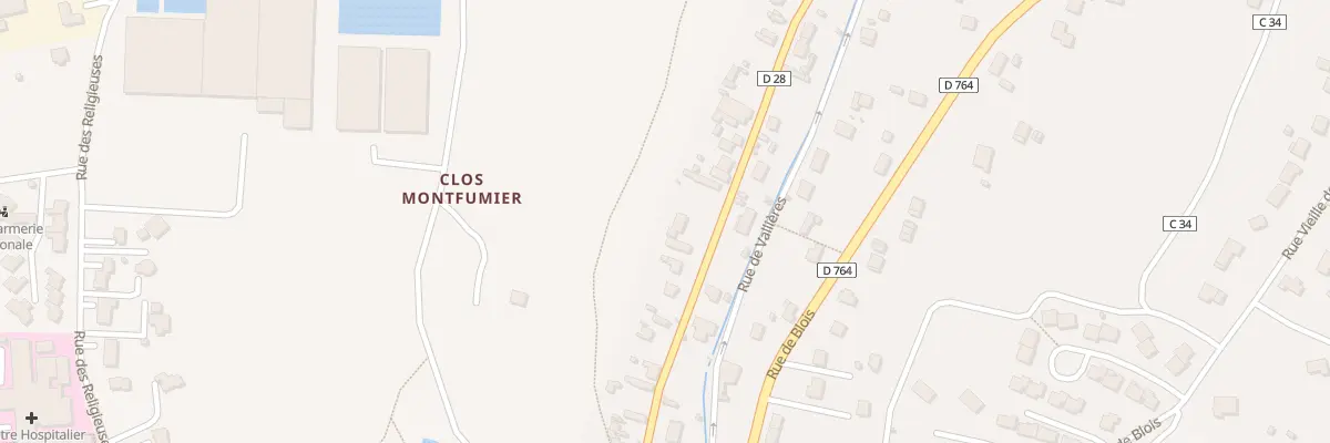 Plan du 69 Rue du Fbg des Roches Neuves à Montrichard Val de Cher