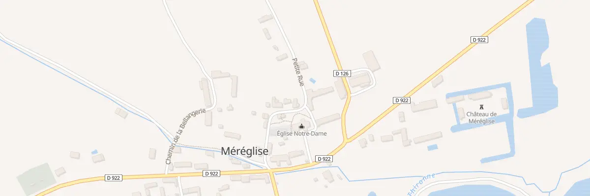 Plan du 6 Rue Petite Rue à Méréglise