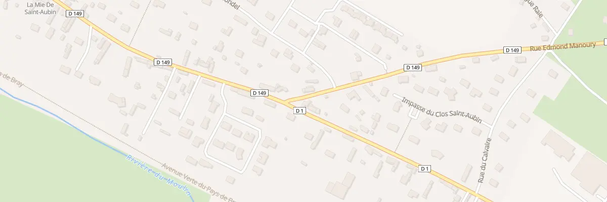 Plan du 21 Rue Lamaziere à Saint-Aubin-le-Cauf