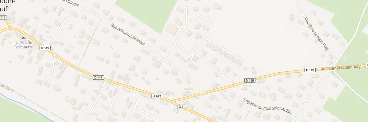 Plan du 551 Rue Assuerus Blondel à Saint-Aubin-le-Cauf