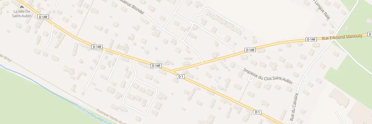 Plan du 43 Rue Edmond Manoury à Saint-Aubin-le-Cauf