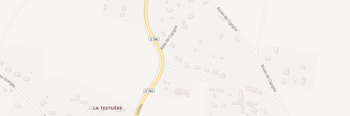 Plan du 1 Chem de Cigogne à Faverolles-sur-Cher