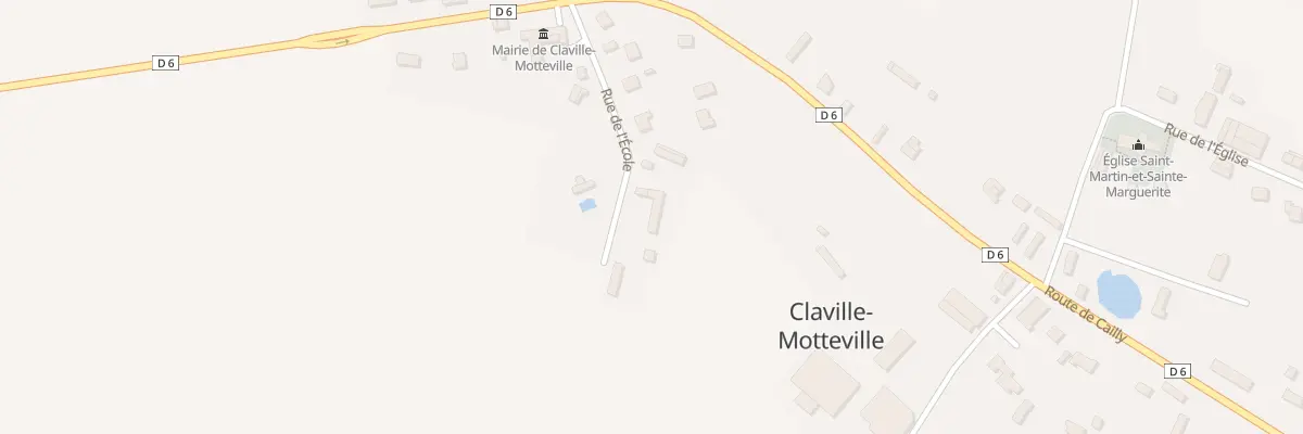 Plan du 135 Rue de l’Ecole à Claville-Motteville
