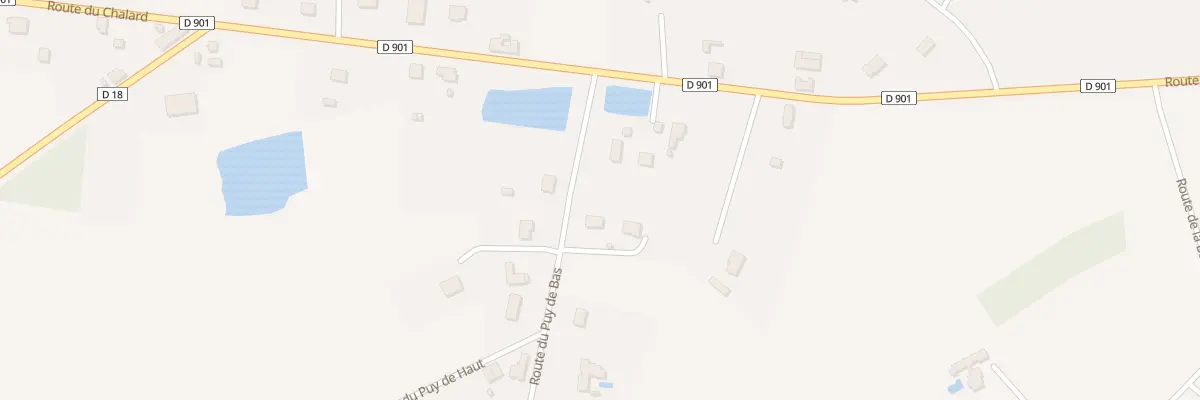 Plan du 7 Rte du Puy de Bas à Saint-Yrieix-la-Perche