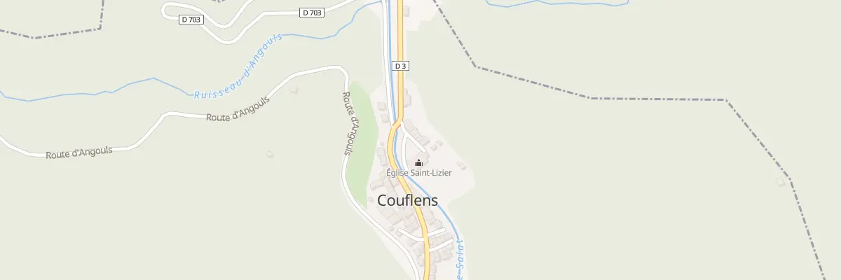 Plan du 37 Che du Jorle à Couflens
