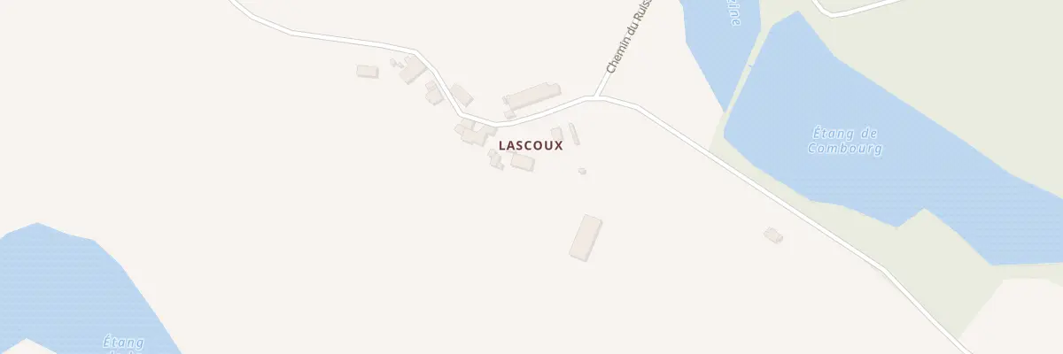 Plan du 5216 Lascoux à Saint-Pardoux-le-Lac