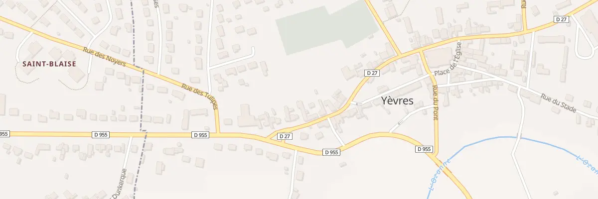 Plan du 17 Rue Emile Delavallée à Yèvres