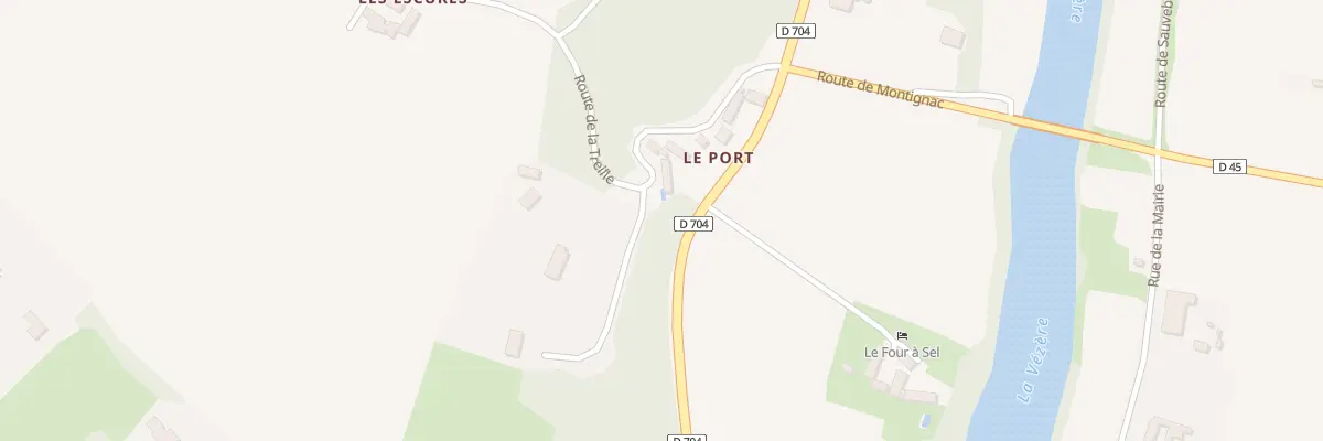 Plan du 173 Le Port d’Aubas à Aubas