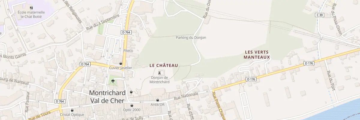Plan du 23 Rue du Prêche à Montrichard Val de Cher